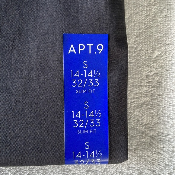 Men’s Slim Fit Black Long Sleeve Shirt - Picture 3 of 4